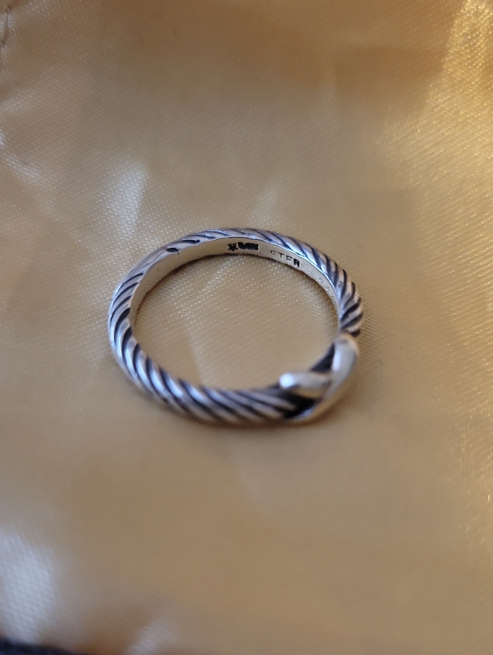 David Yurman X Band Ring - Picture 3 of 3